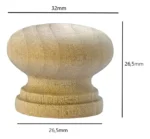 Tirador Madera 39mm - 32mm - Imagen 3