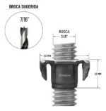 Inserto T Nut Tuerca T-nut Mueble Madera 3/8 X 13mm - Imagen 3