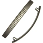 Manilla Omerta Metal Solido, Color Acerado 96mm - 128mm
