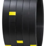 Tapacanto Pvc 0.4x22mm Rollo 200 Metros Negro