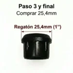 Regaton Para Tubo 1 Pulgada (25,4mm) - Imagen 4